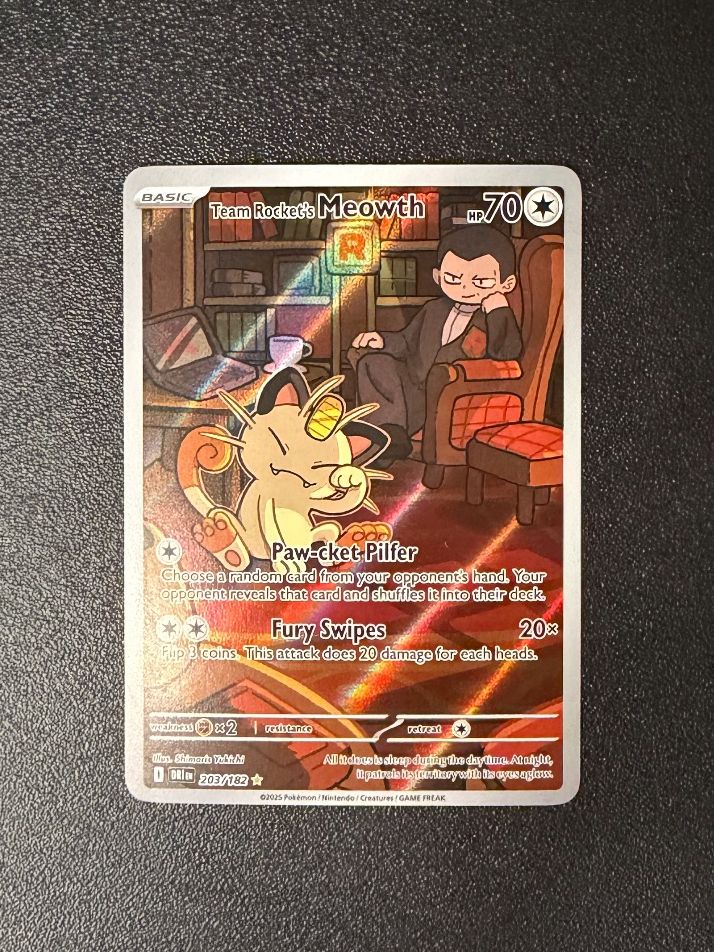Pokémon Sammelbilder & Trading cards: Team Rockets Meowth #203/182 – Neu (gemäss Beschreibung) aus Niedergösgen von SwissPokeCards