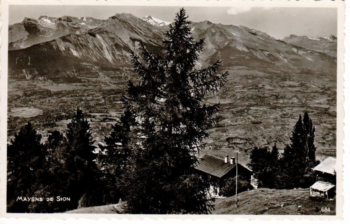 Cartoline postali: Mayens de Sion – Usato da Wolhusen venduto da Curver9