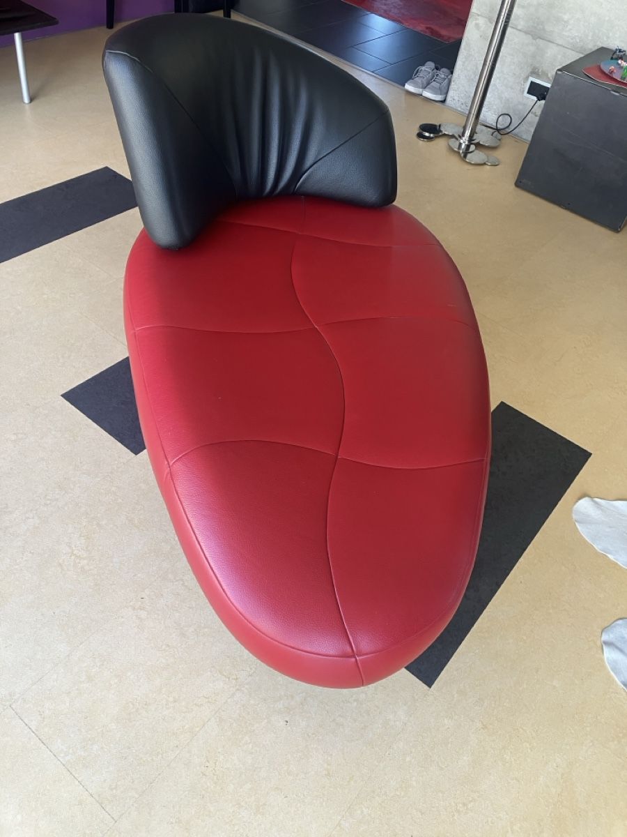 Leolux Sessel: Fauteuil Méridienne LEOLUX KIKKO – Neu (gemäss Beschreibung) aus Vesin von Erwy 1