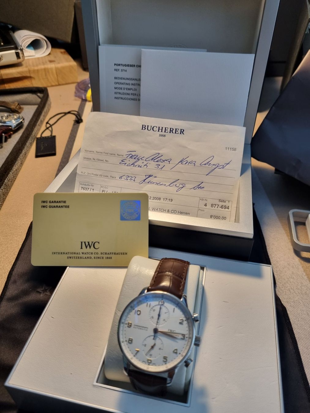 IWC Orologi: Magnifique IWC Portugaise Full set – Usato da CHAMBESY venduto da HDS_Geneve 8