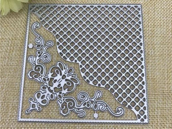Schablonen: GITTER VIERECK STANZSCHABLONE – Neu und originalverpackt aus Affoltern am Albis von scrapbooking