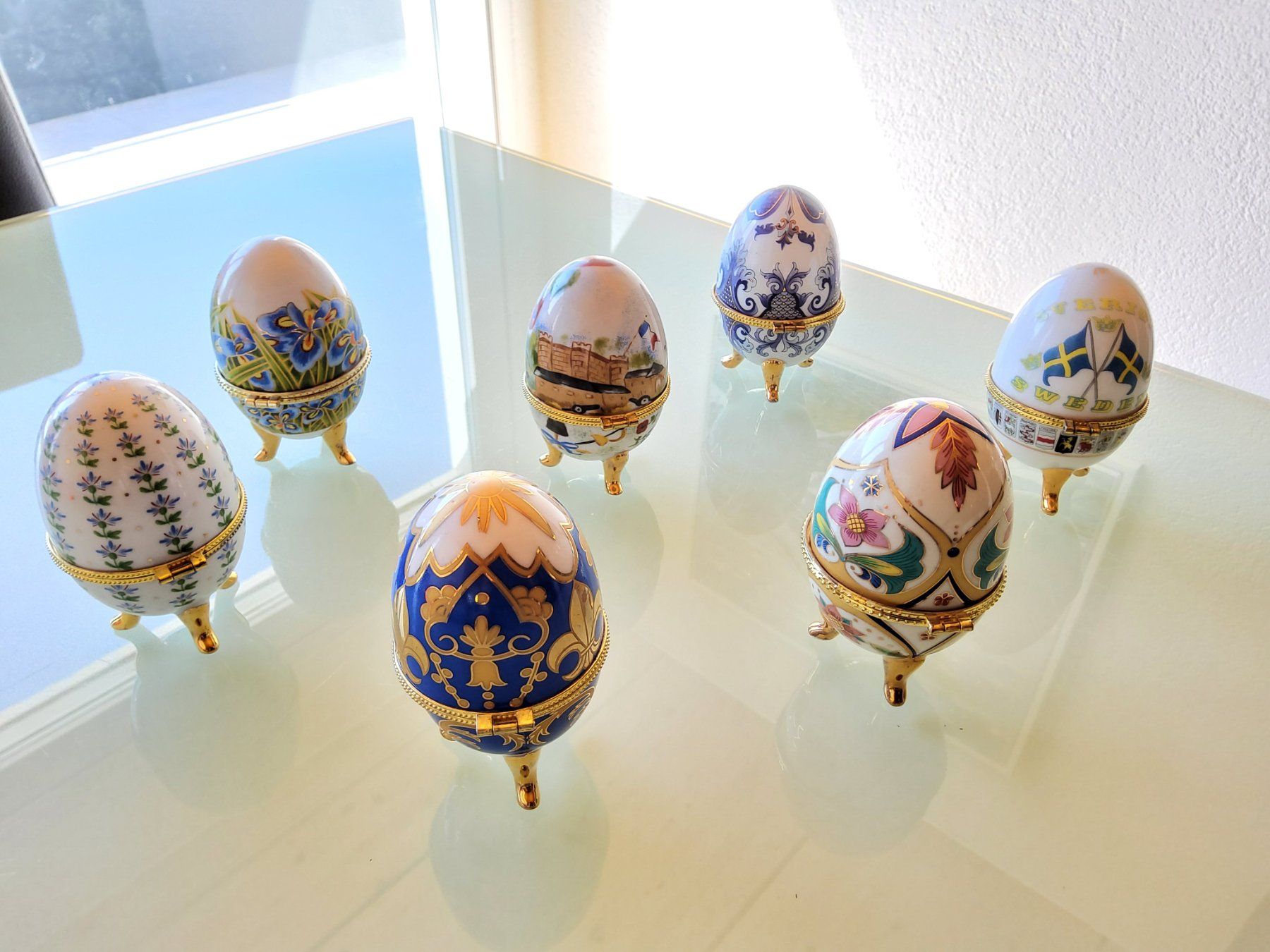 Statuette: Lot de 14 oeufs de décoration – Usato da Malleray venduto da Broc-Mo 6
