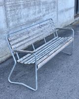 50er Jahre Gartenbank BIGLA oder so????