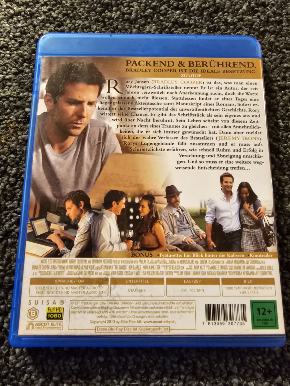 Alle DVDs: The Words - BluRay  – Gebraucht aus Ruswil von jan_bxl5 1