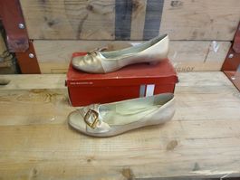 1 PAAR DAMENSCHUHE MARCO TOZZI GOLD NEU GRÖSSE 41