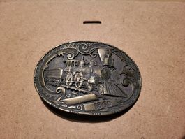 Gürtelschnalle Lokomotive 1860