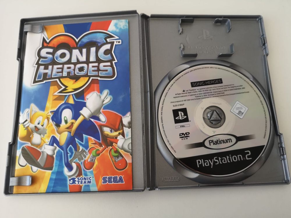 Sonic Heroes (Platinum) - Complet FR - Sony PS2 (Playstation 2)