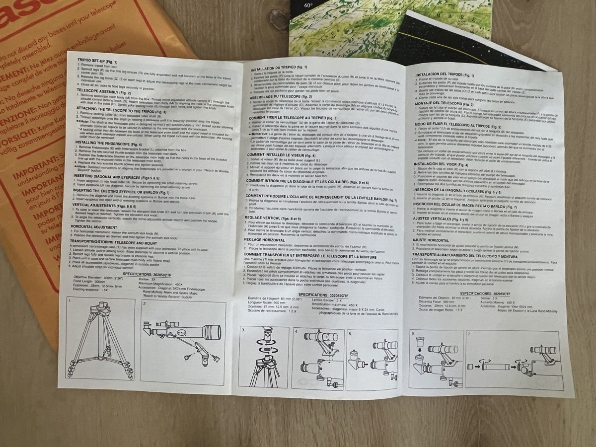 Telescopi: Tascco Telescope Kit for stargazing – Usato da Bern venduto da Spardyox 8
