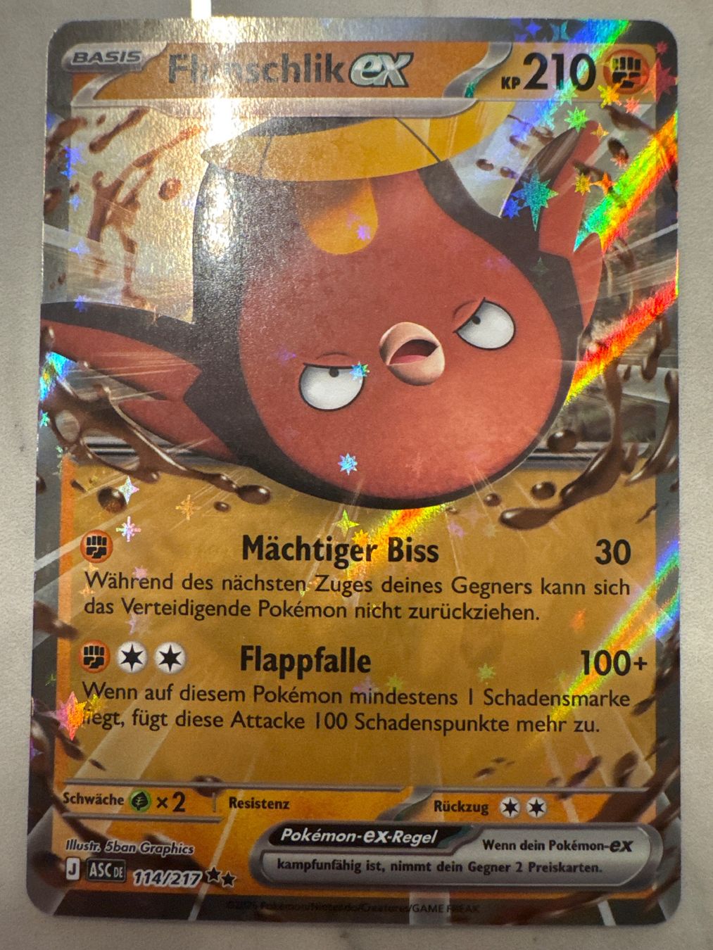 Pokémon Cartes à collectionner: Flunschlik ex ASC114 DE - Erhabene Helden – Neuf (Voir description) à Wil SG par Prof.Eich