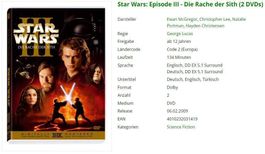 Star Wars: Episode III - (2 DVDs)