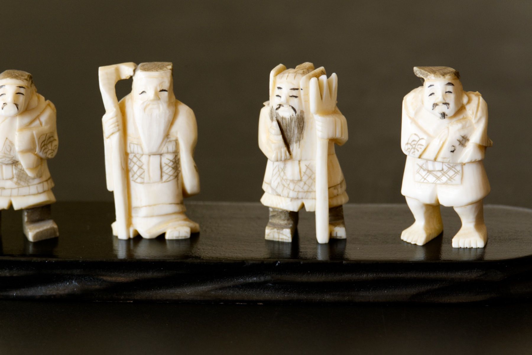 Statuette: Die sieben japanischen Glücksgötter – Usato da Zürich venduto da thomashahn 6