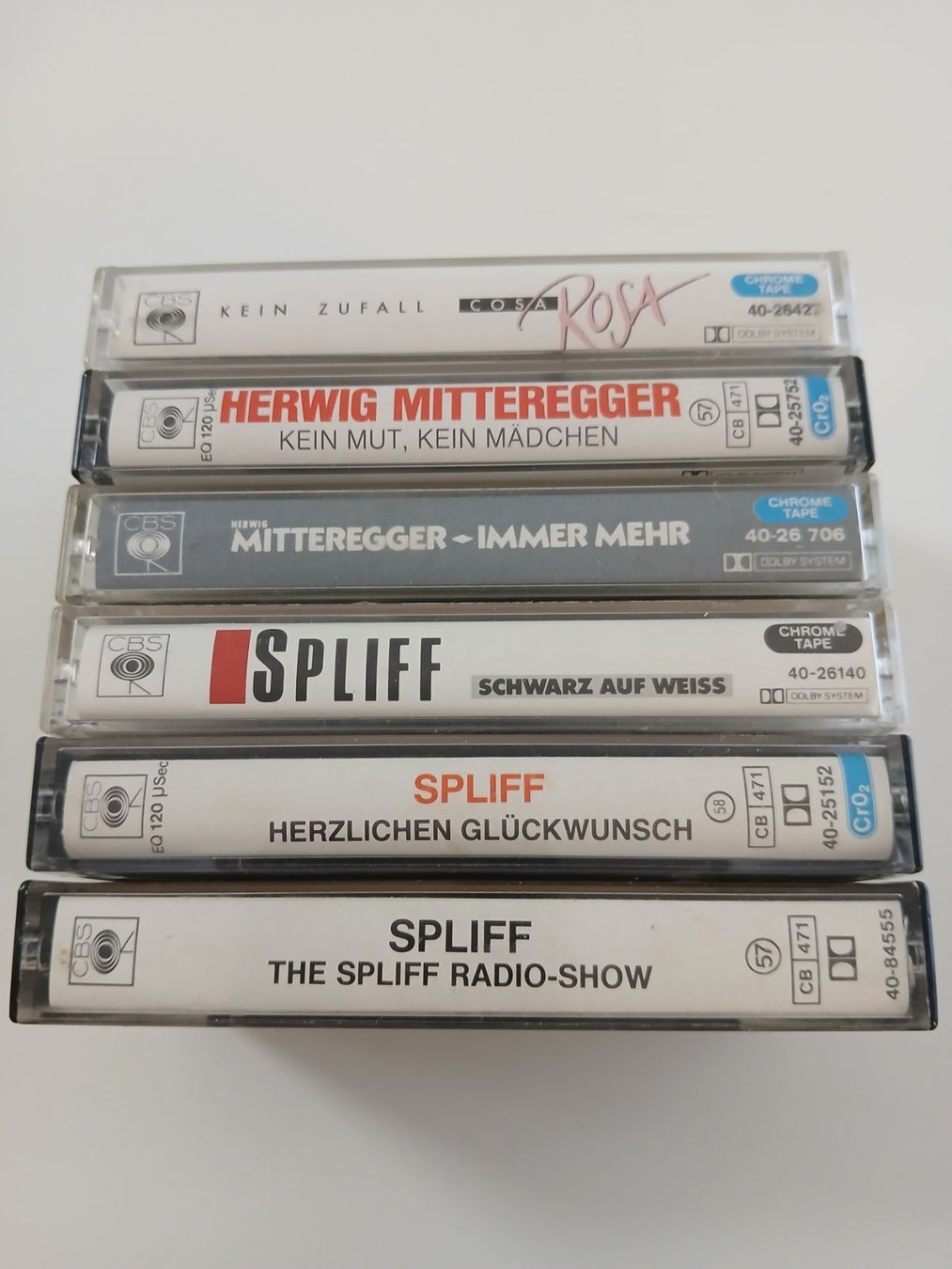 Musicassette: 6 x  MC SPLIFF & Members – Usato da Luzern venduto da Dangerous 1