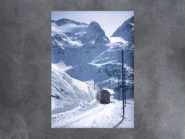 Grossformat-Foto «Rhätische Bahn»