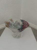 Obstschale auf Fuß mit Akanthusblatt von Walther Glass, 1980