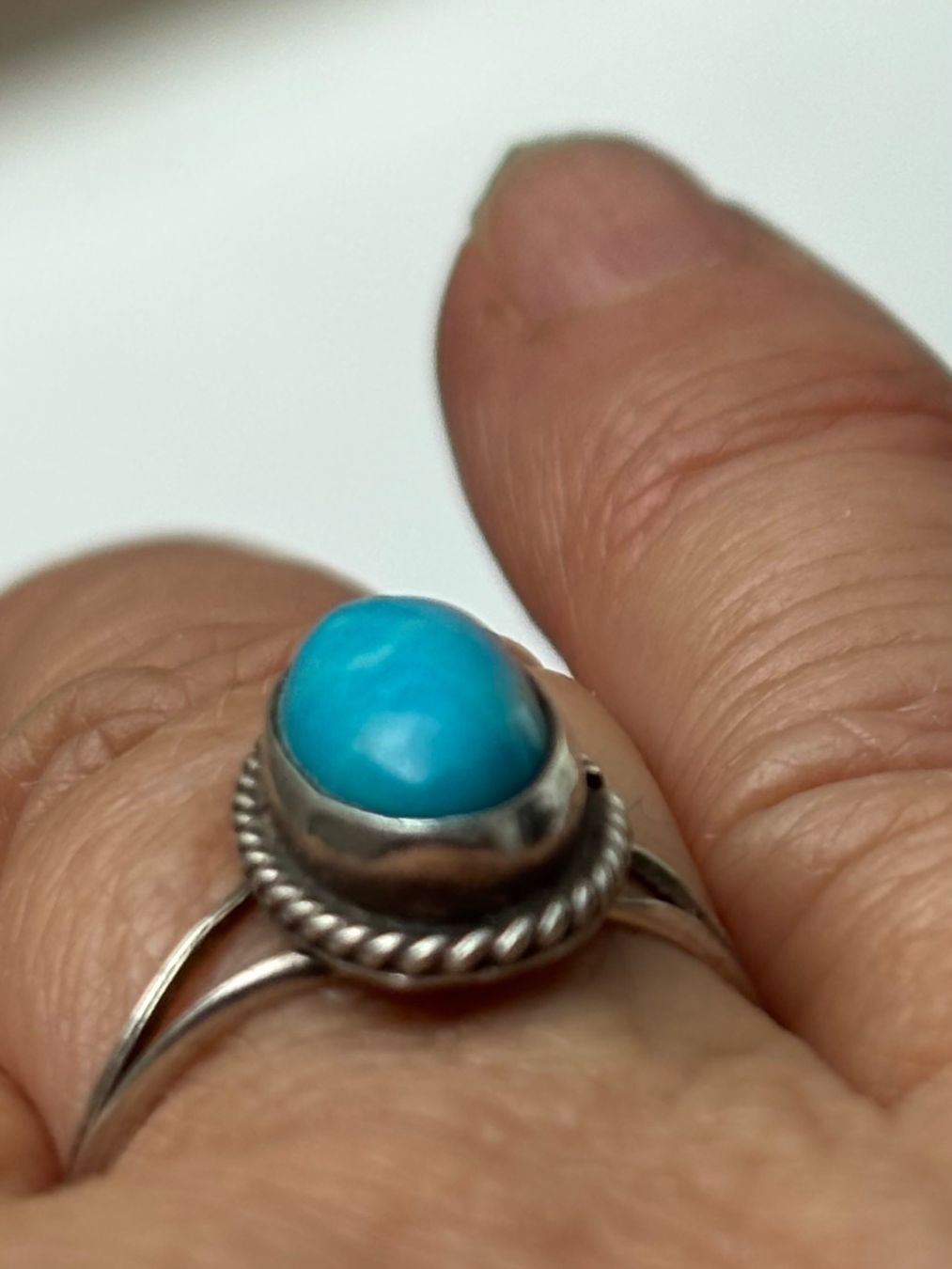 Ringe: Ring Silber 800 mit natürlichem Türkis – Gebraucht aus Stein AR von EvaL056 2