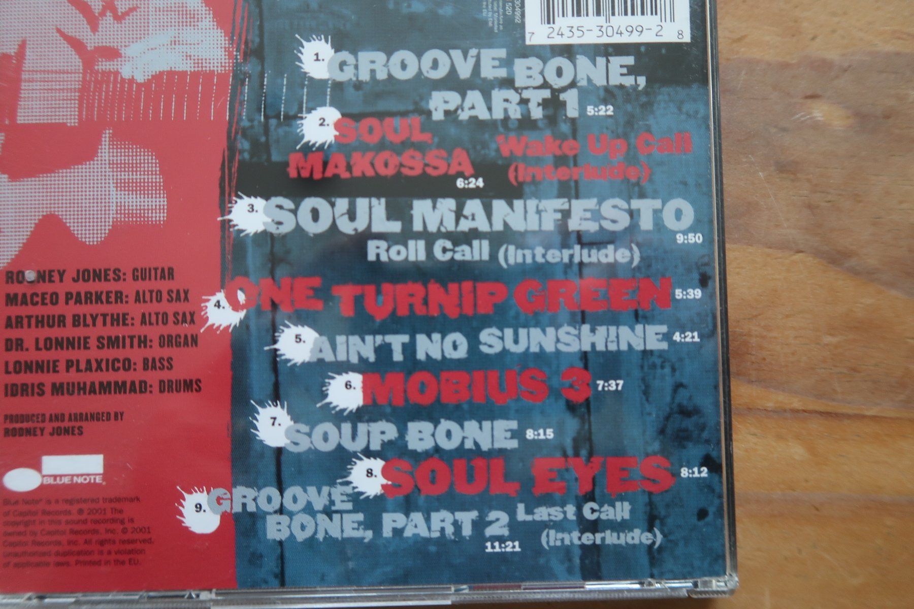 CD: RODNEY JONES - SOUL MANIFESTO - CD – Usato da Basel venduto da Patiscat 2