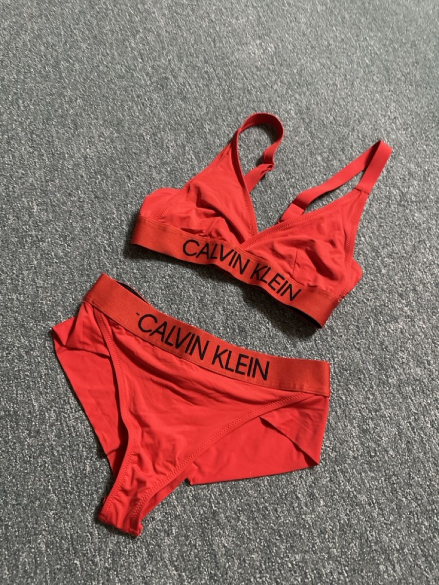 Calvin Klein Badekleider & Bikinis: Calvin Klein  Rot  Bikini Gr S – Neu (gemäss Beschreibung) aus Baltschieder von YmroBe