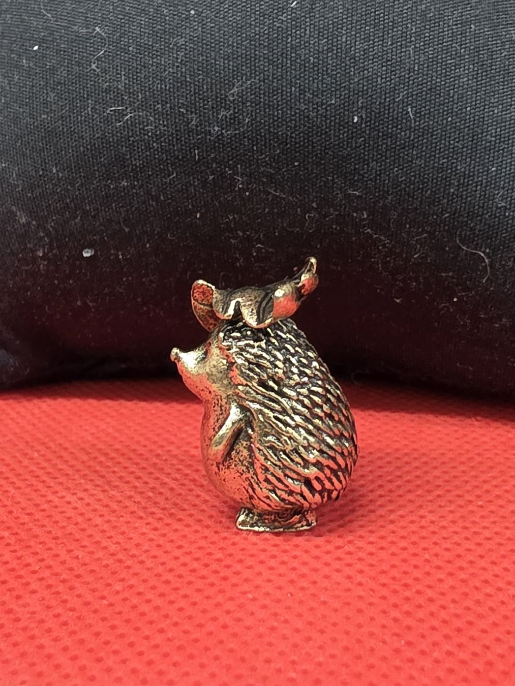 Figuren: Igel Figur Messing antik kleiner Gartenfreund  – Neu (gemäss Beschreibung) aus Herisau von Antiques.AR 1