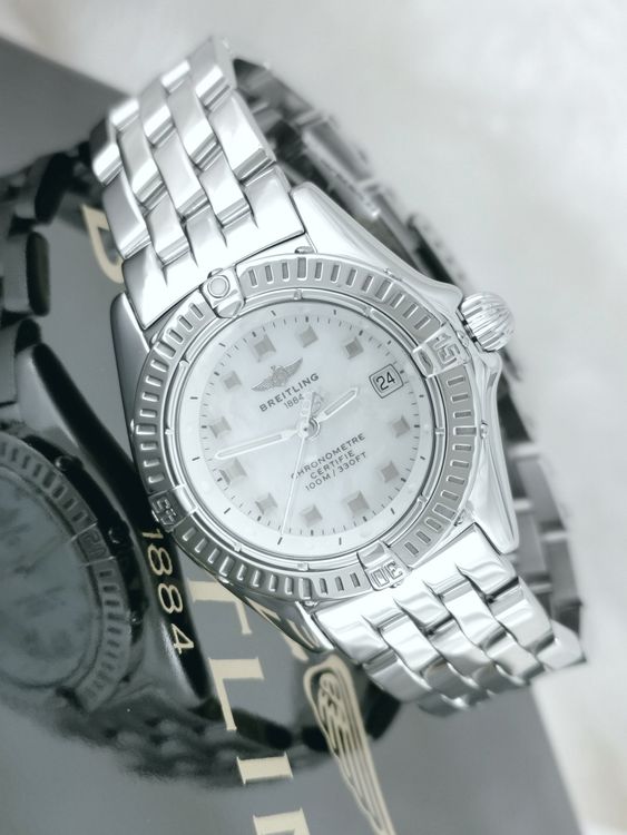 Breitling Orologi: Breitling Callistino Lady neuwertig ab Revision ref.A72345 – Nuovo (secondo la descrizione) da Nottwil venduto da Kaufen003 2
