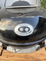 Holzkohlegrill Outdoorchef schwarz mit Anzündkamin