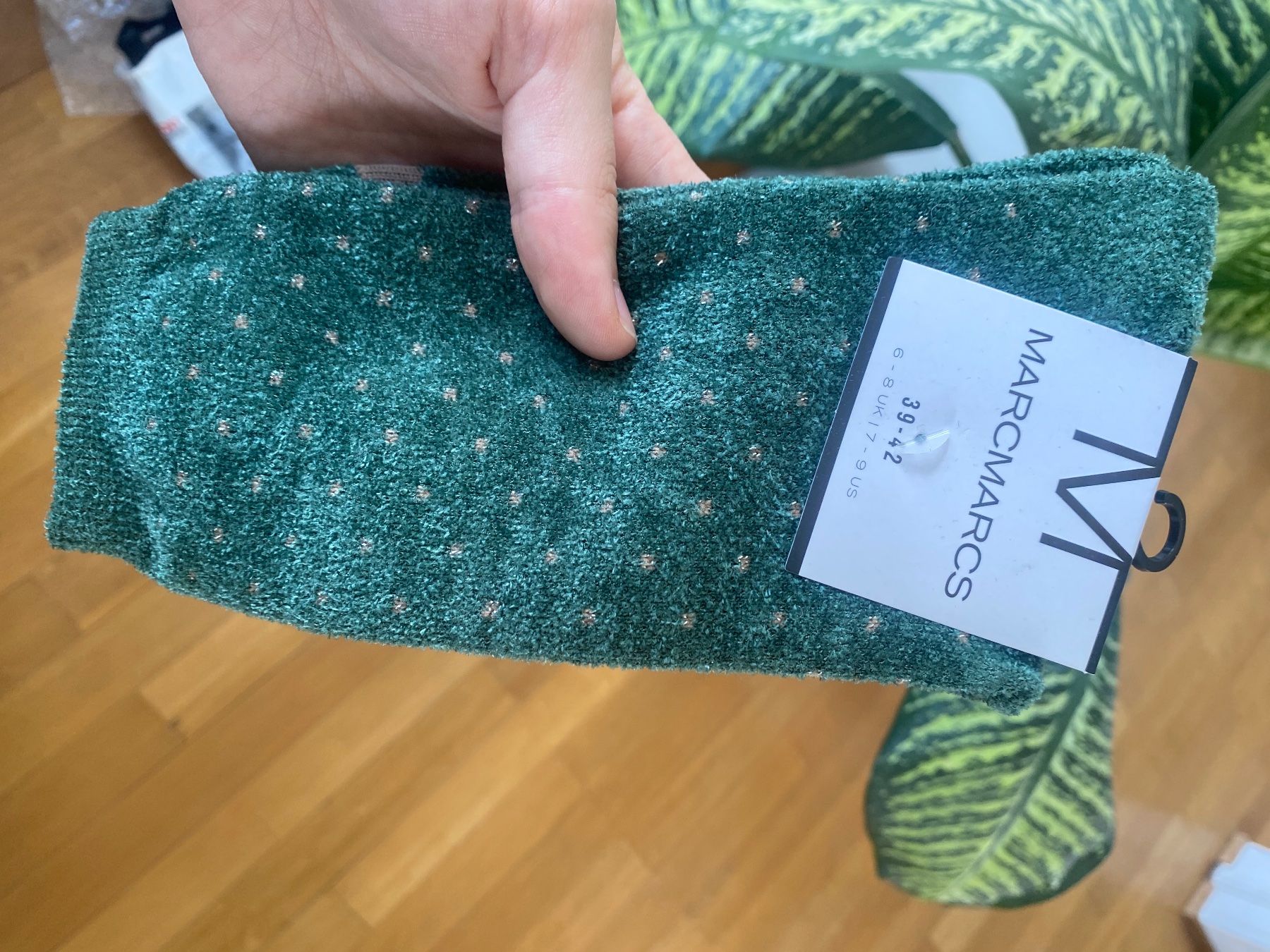 Calze: MarcMarcs Socken grün 39/42 – Nuovo e nell'imballaggio originale da Zürich venduto da as_rietmann