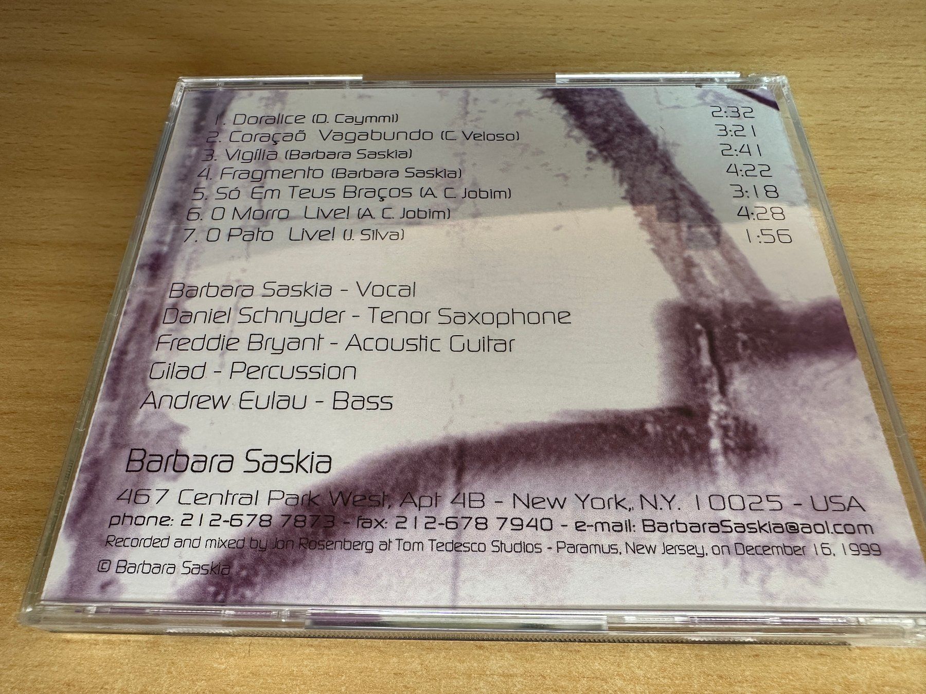 CD: E5 Barbara Saskia - Barbara Saskia – Usato da Rikon im Tösstal venduto da Alpenmutz 1