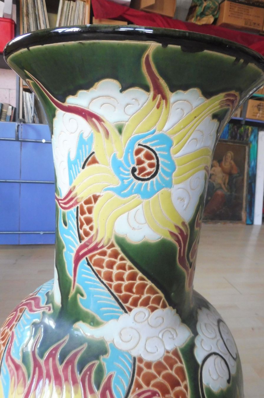 Vasi & Recipienti: Wunderschöne China Bodenvase Drachen usw. 80cm ! – Usato da Maschwanden venduto da struppiundtim 1