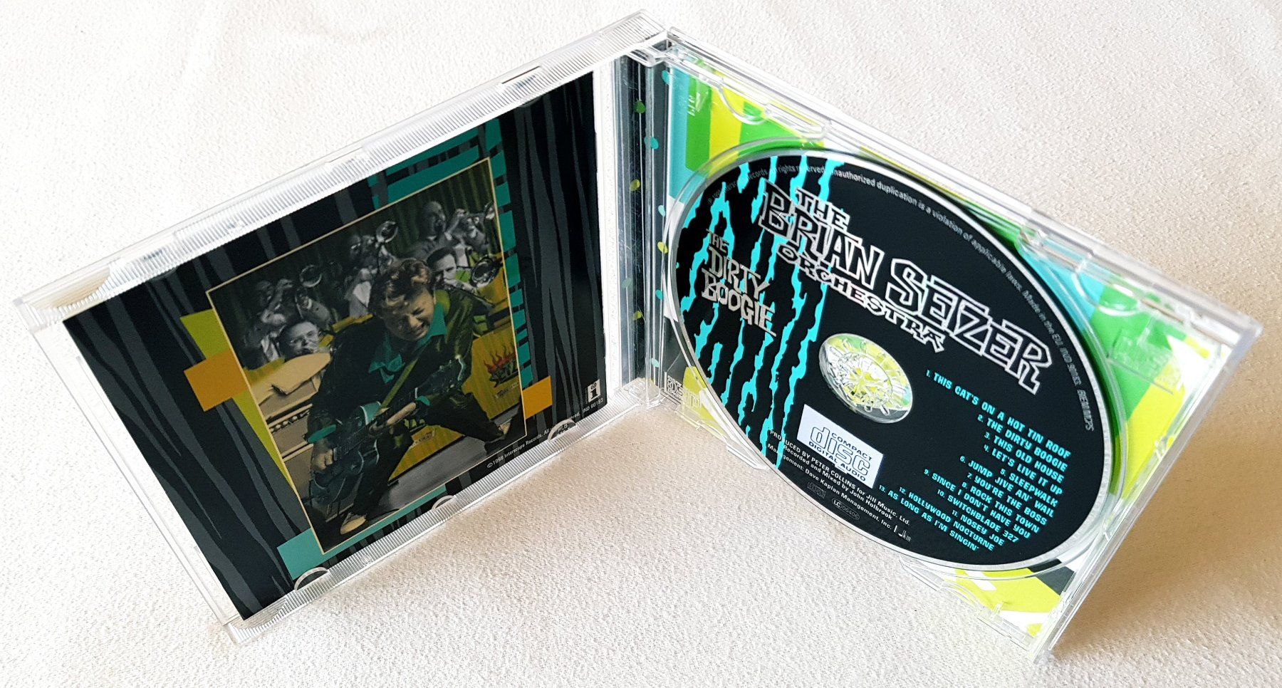 CD: The Brian Setzer Orchestra - The Dirty Boogie - CD - 1998 – Usato da Uster venduto da Zardodel 3
