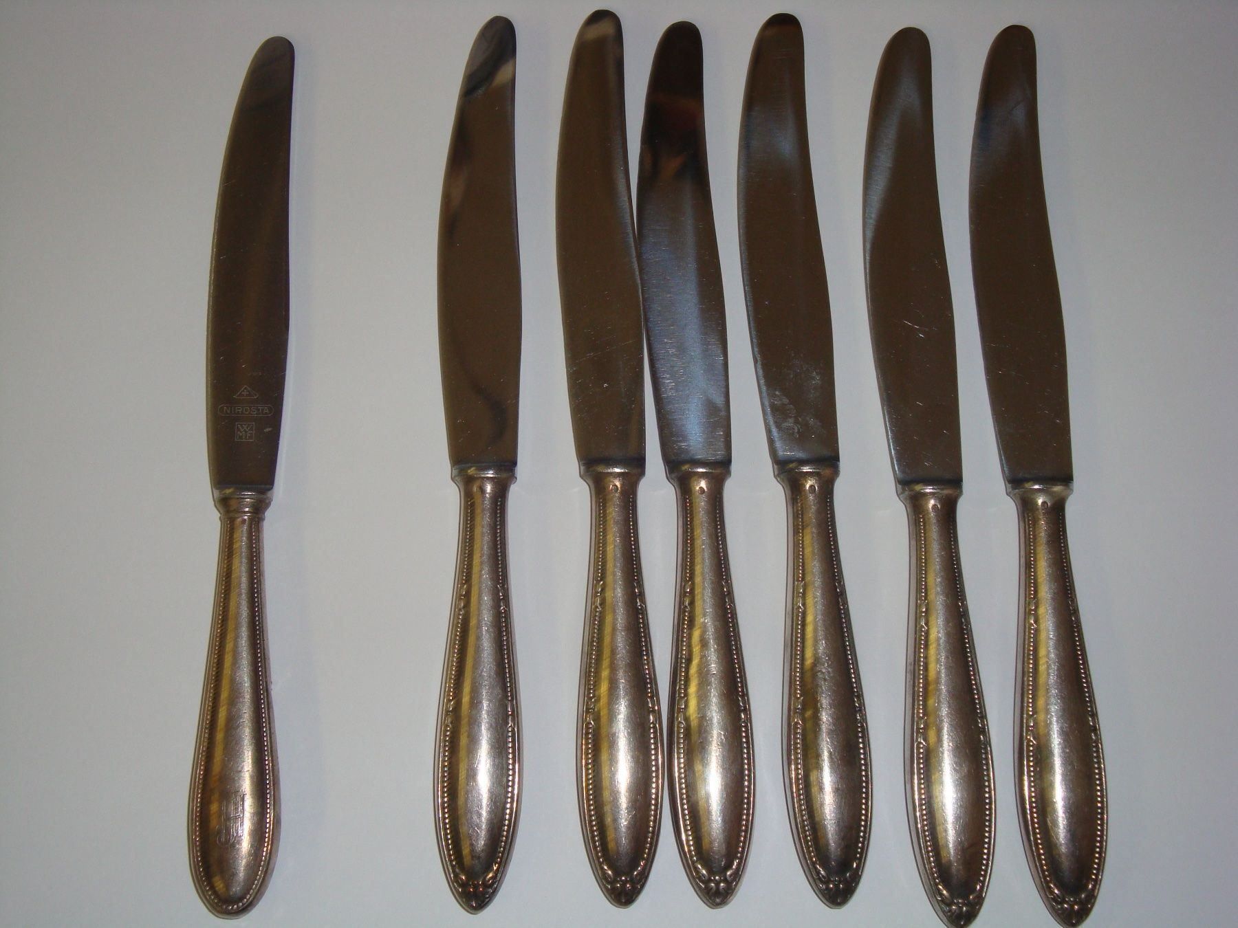 Coltelli: 6 Speisemesser (plus 1) – Usato da häusernmoos venduto da buc_8ftk