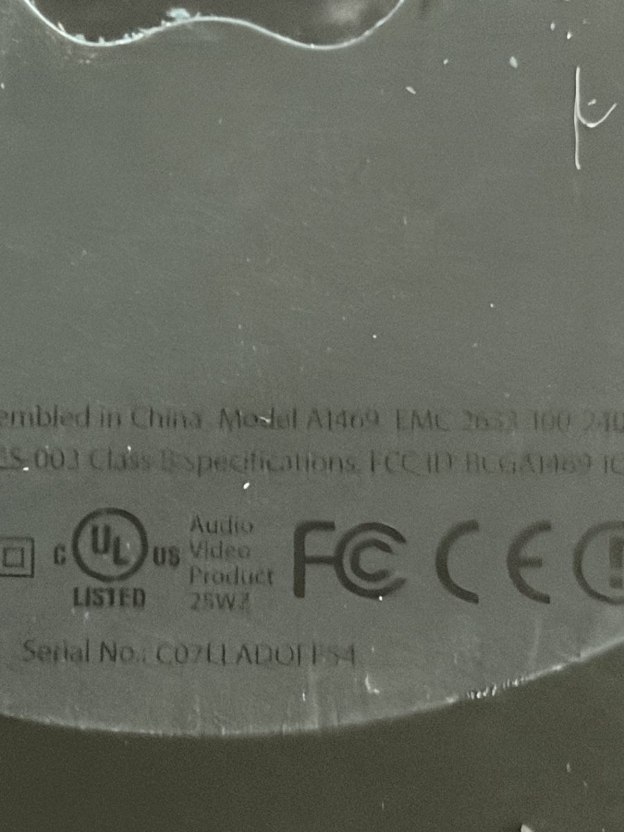 Apple Lettore multimediale & Streamer: Apple TV modèle A-1469 no remote no câble  – Usato da Vevey venduto da Eiden77 1