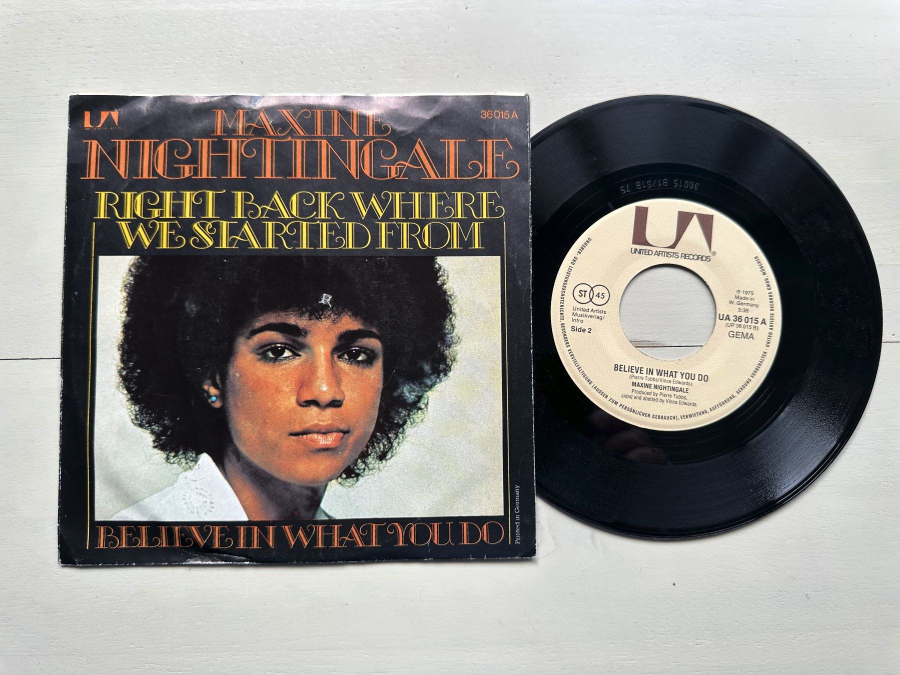 Dischi in vinile: MAXINE NIGHTINGALE tolle Right back where we started Disco – Usato da Basel venduto da Partridge