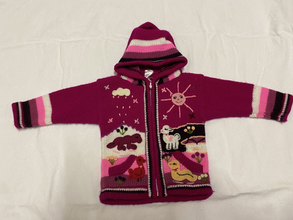 Jacken & Mäntel: Strickjacke aus Peru Grösse 92 – Neu (gemäss Beschreibung) aus Sissach von SV-650