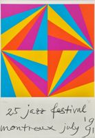Bill Max "Montreux Jazz" Original handsignierte Serigrafie