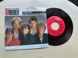 MÜNCHNER FREIHEIT tolle Single Ohne Dich Kult Top 80's