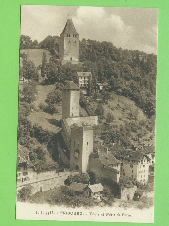 Cartes postales: Fribourg, Tours et Porte de Berne – Neuf (Voir description) à Zürich par t24_de
