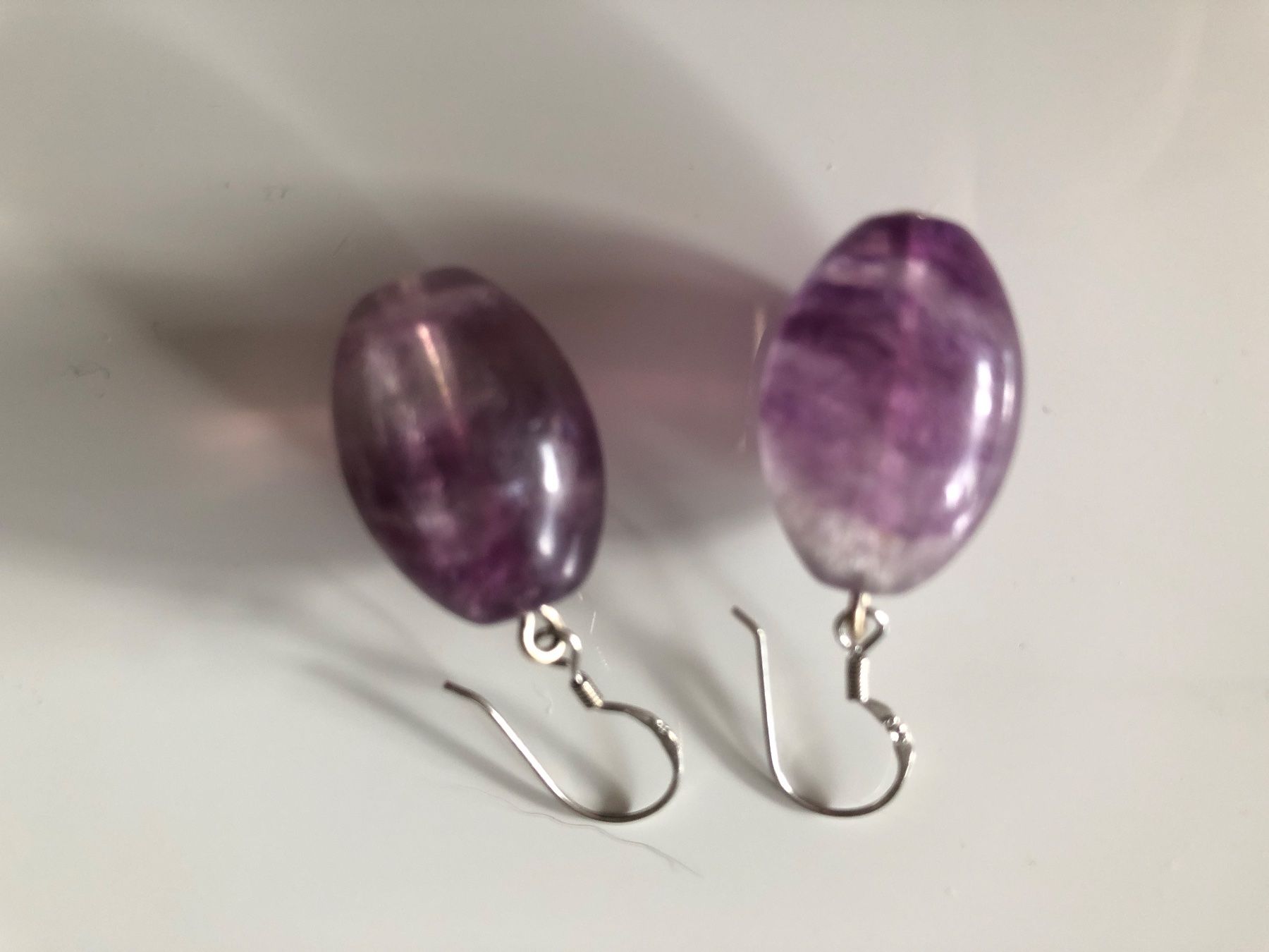 Orecchini pendenti & Orecchini a lobo: Amethyst Ohrringe Sterling Silber mit echte Steine – Usato da Läufelfingen venduto da Original100 3