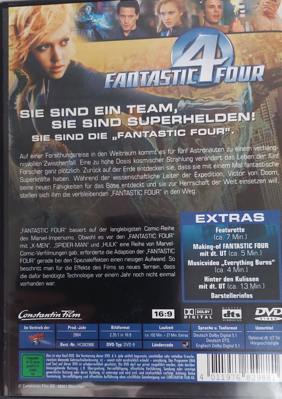 Tutti i DVDs: 2 DVD Fantastic Four – Usato da Münchenbuchsee venduto da mummeli 4