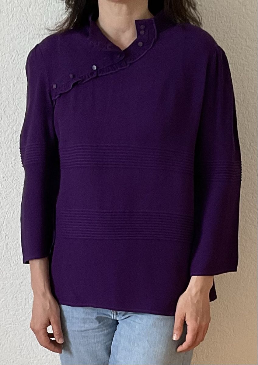 Ba&Sh Camicette: ba&sh top violet foncé – Nuovo e nell'imballaggio originale da Corseaux venduto da Mililaforet75