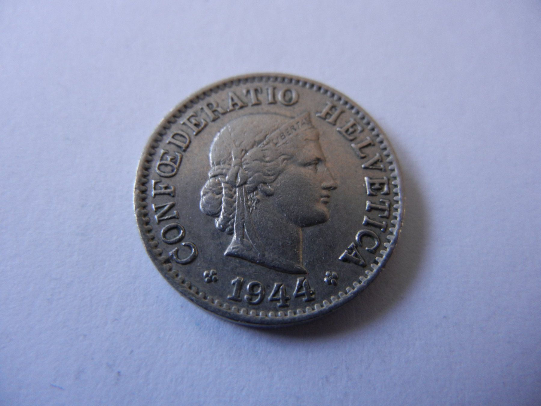 Toutes les monnaies: Suisse / 5 centimes 1944 – D'occasion à Courtelary par vivi94