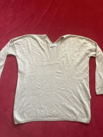 Pullover Les Cocottes Givrees 100% Kaschmir Beige Grösse M