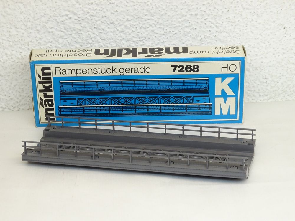Märklin 7268 Rampenstück gerade K+M Gleise, H0, Neu in OVP (Neu und ...