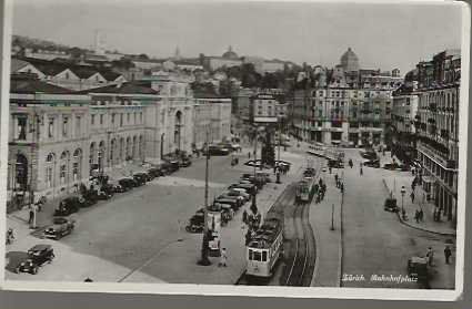 Cartes postales: carte postale Zurich – D'occasion à Sorvilier par carose01