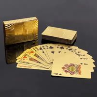 500 Euro goldfolierte Pokerkarten