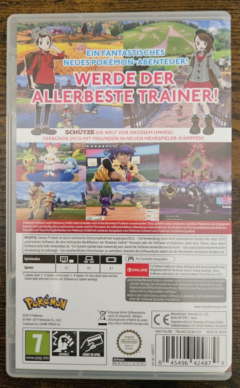 Pokémon Spiele: Pokémon Schild (Nintendo Switch) – Gebraucht aus Saas-Grund von Lojack84 2