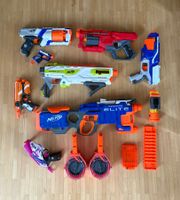 NERF Sammlung: Diverse Modelle, mit Zubehör & Munition!