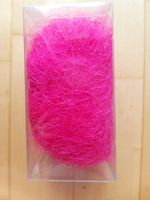 Deko Sisal fuchsia hell 50 Gramm