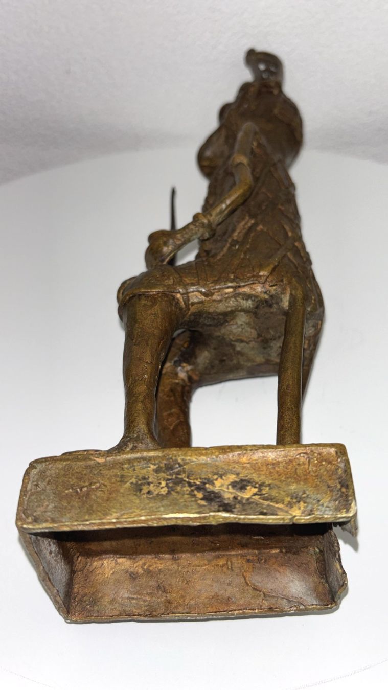 Statuette: Afrikanische Bronzefigur | Handarbeit | H 35 cm – Usato da Sommeri venduto da Plutus09 6