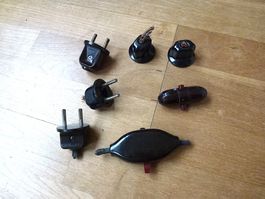 Lot div. Bakelit Schalter Stecker etc.
