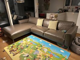 RAUM.FREUNDE Designer-Sofa - Top Zustand, Echtleder