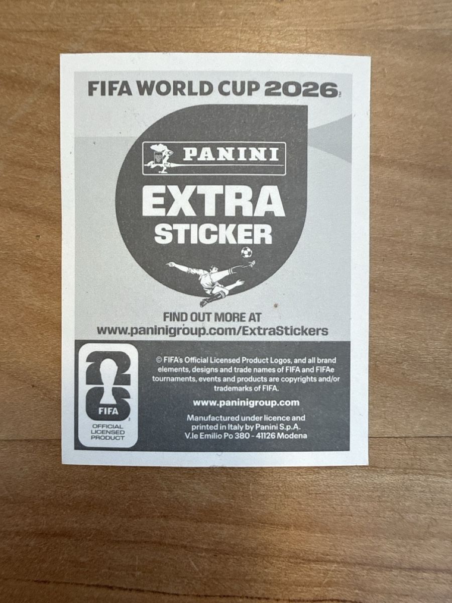 Panini Carte collezionabili: FIFA WORLD CUP 2026 EXTRASTICKER MODRIC – Usato da Winterthur venduto da Nangooblu 1
